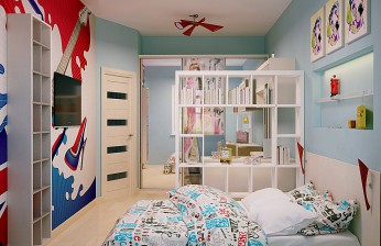 Комната для девочки в стиле поп-арт